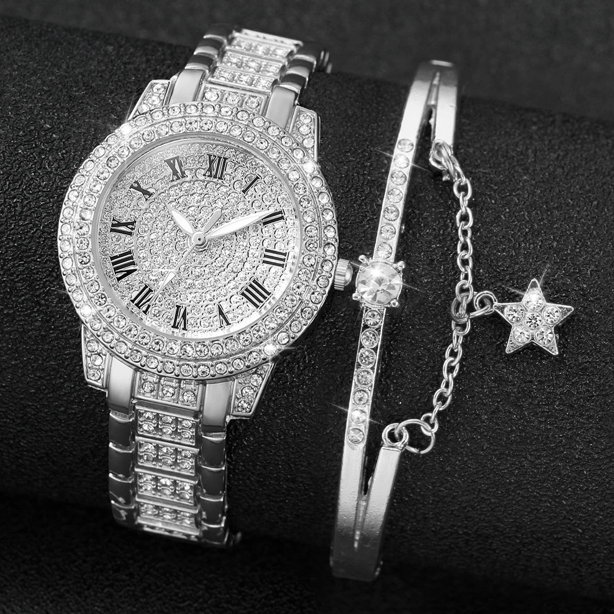 Glam Sparkle Women's Watch Set